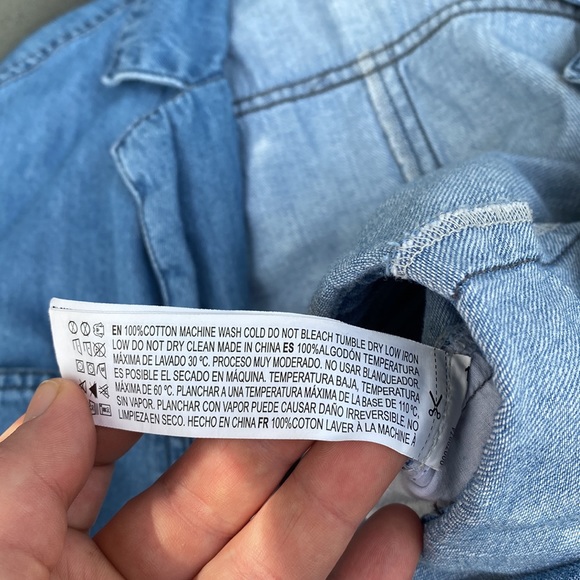 Life In Progress Denim Romper - Picture 9 of 9